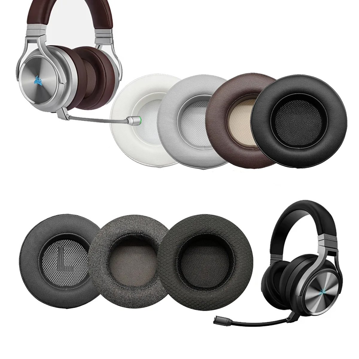 Esports Wireless Gaming Headset - 【Nowe】Wymienne piankowe nakładki na słuchawki do