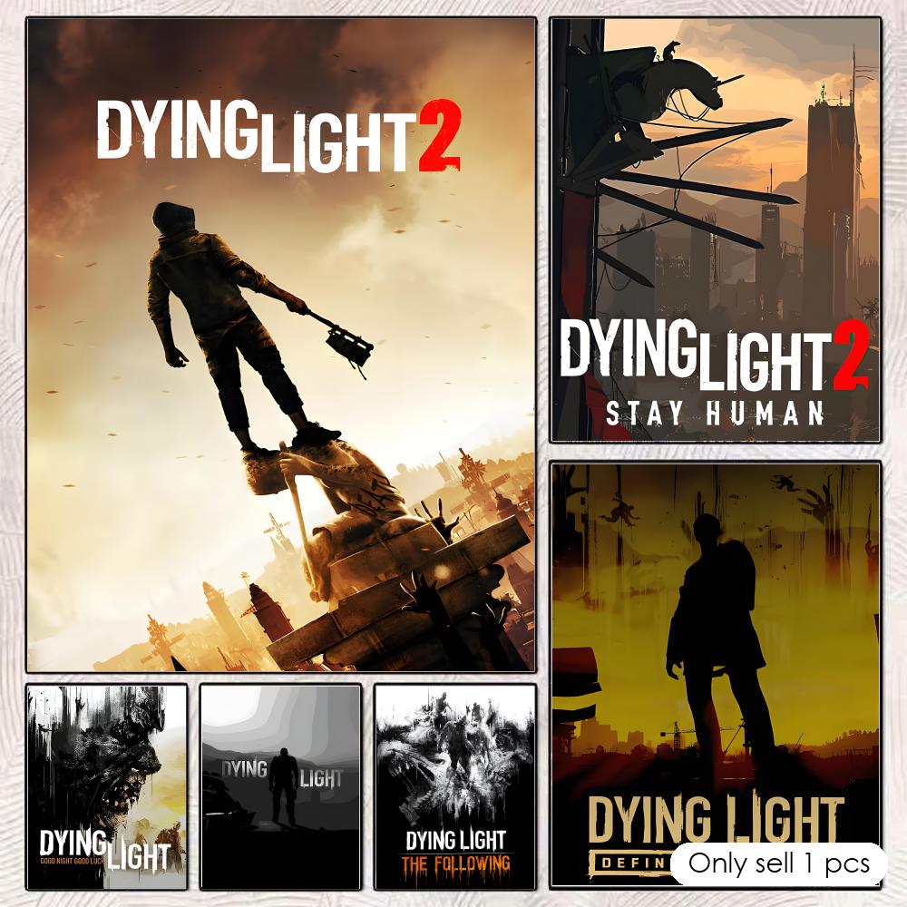 Esports And Gaming Lounge - Plakat D-Dying L-LightS HD Dekoracja Ścienna