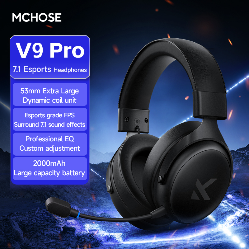 Esports Wireless Gaming Headset - MCHOSE V9 Pro 2 – zestaw