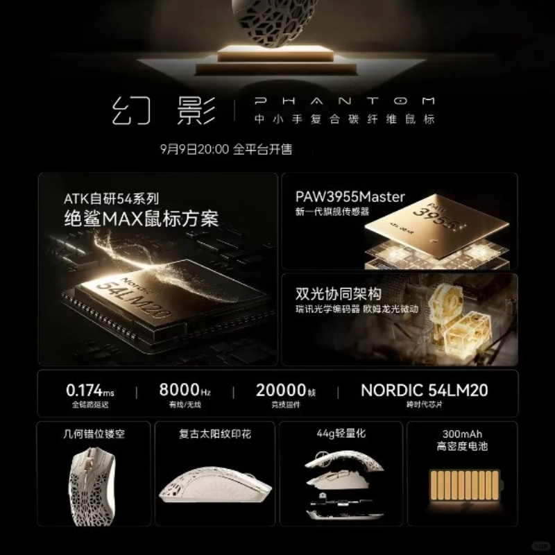 Lock Now ATK Phantom Blazing S – Esports Gaming Mouse recenzja i cena