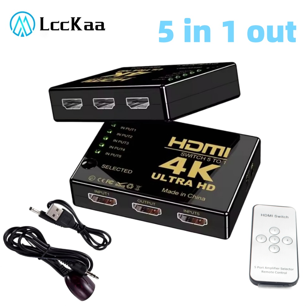 Przełącznik wideo 5x1 HDMI HD  – Esports Gaming Controller recenzja i cena