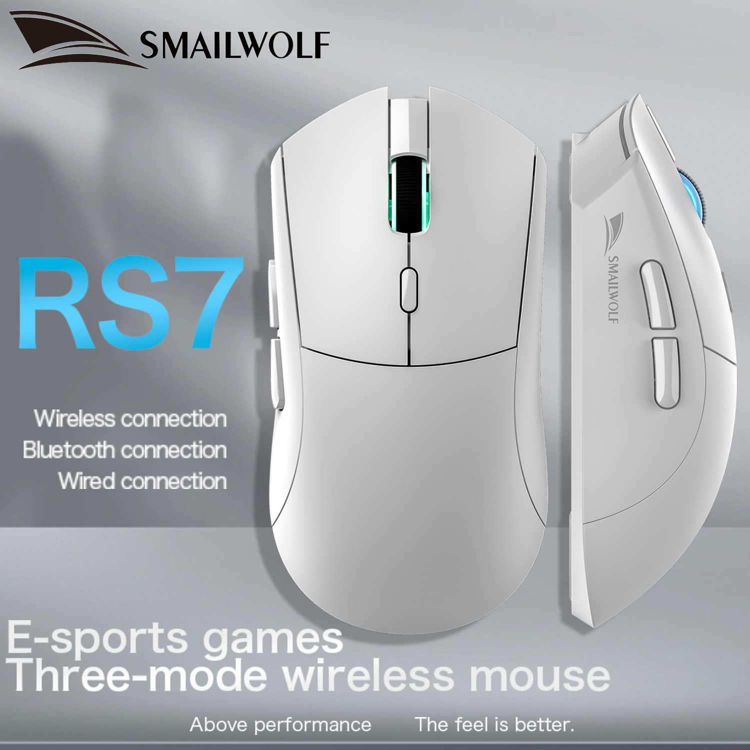 Mysz gamingowa SMAILWOLF RS7 B – Esports Gaming Business recenzja i cena