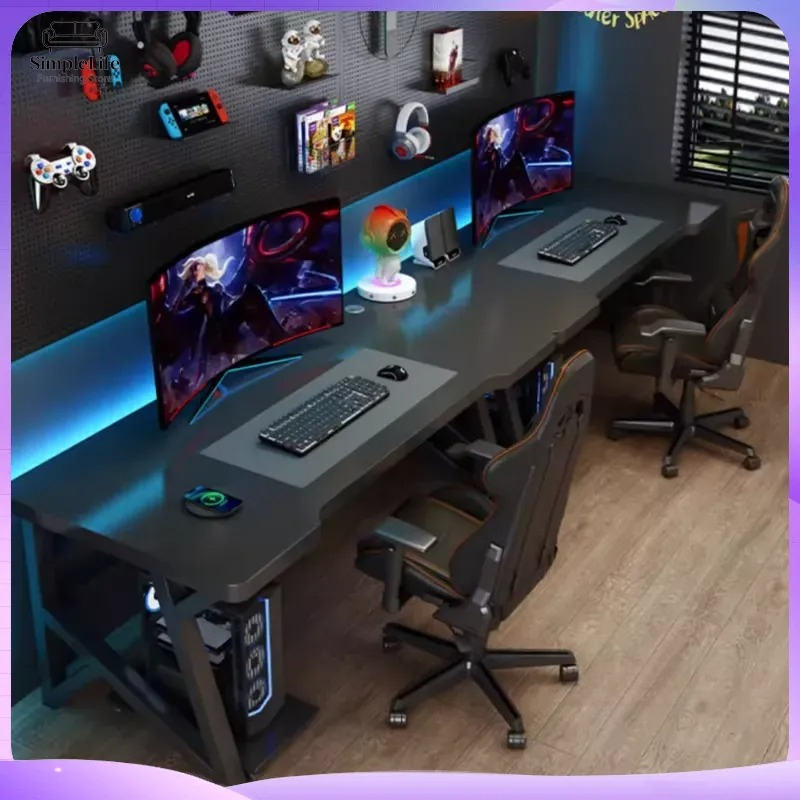 Nowoczesne podwójne biurko kom – Esports Gaming School recenzja i cena
